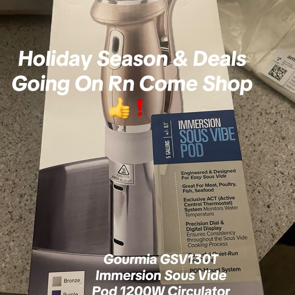 Gourmia Immersion Sous Vide Pod - Bronze